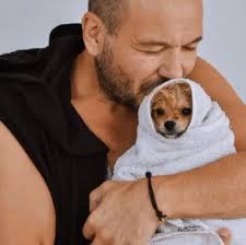 Sasha Riess - wrap your dog in a warm towel and give him or her 5-10 minutes of love!